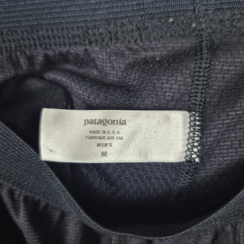Patagonia Capilene Mens Medium Black Thermal Base Layer Pants 44292 Made in USA